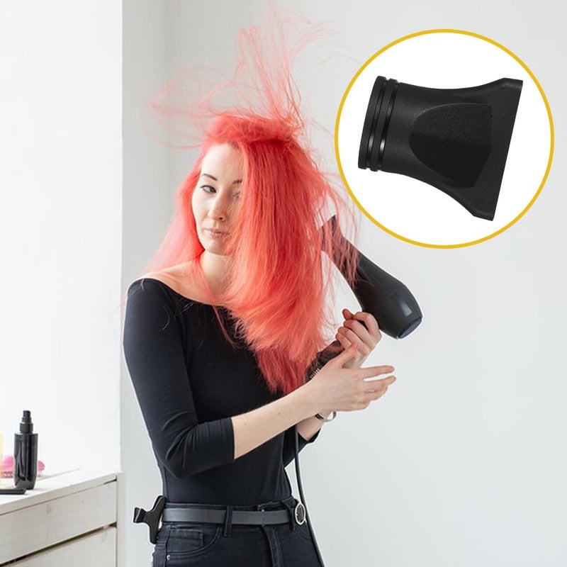 PACKOVE Hair Dryer Nozzle Replacement Universal Attachment Flat Plastic Concentrator Blow Dryer Attachment Hair Dryers Accessories for Outer Diameter 4.5 cm to 4.6 cm - Image 2